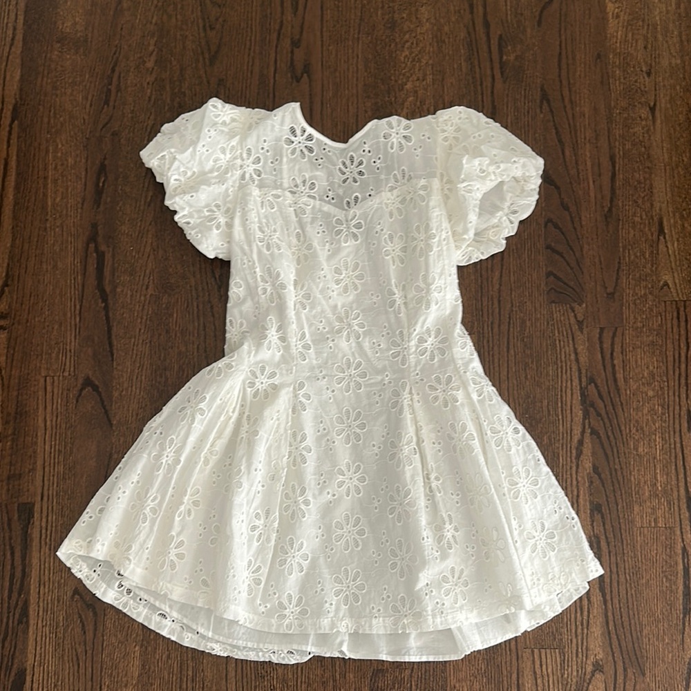 En Saison White Eyelet Dress